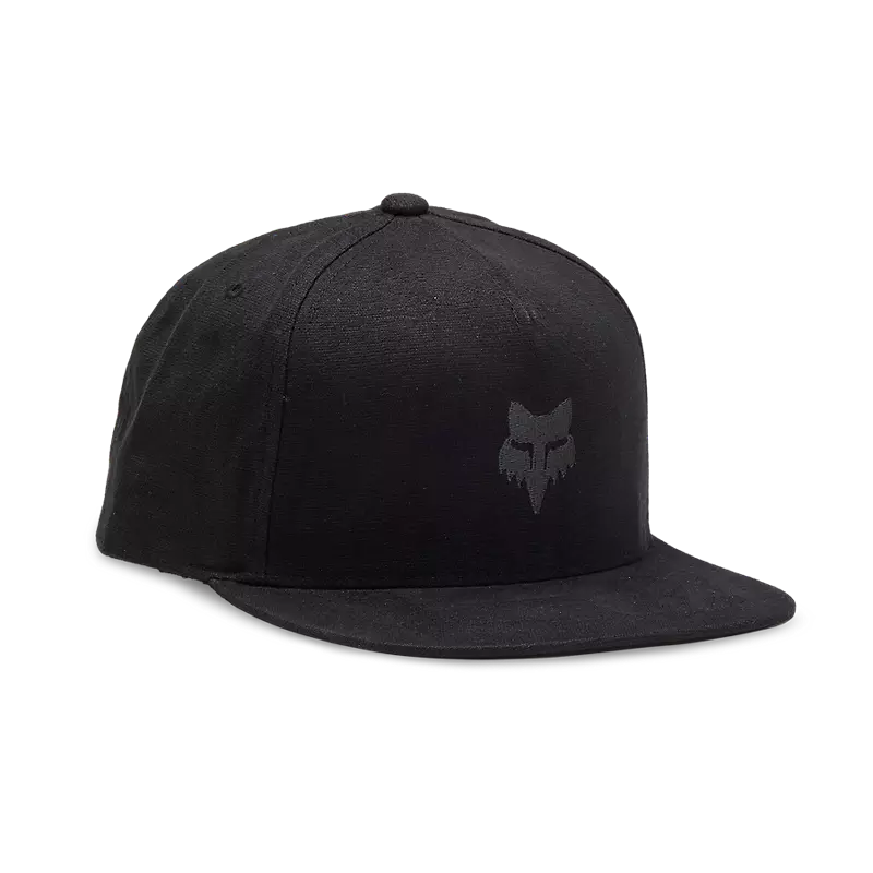 Fox Racing Fox Head Snapback Hat Black/Charcoal
