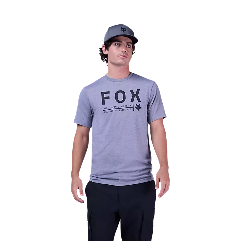 Fox Racing Non Stop Short Sleeve Tech Tee Heather Graphite