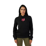 Fox Racing Women's Fox Head Fleece Pullover  Black/Pink