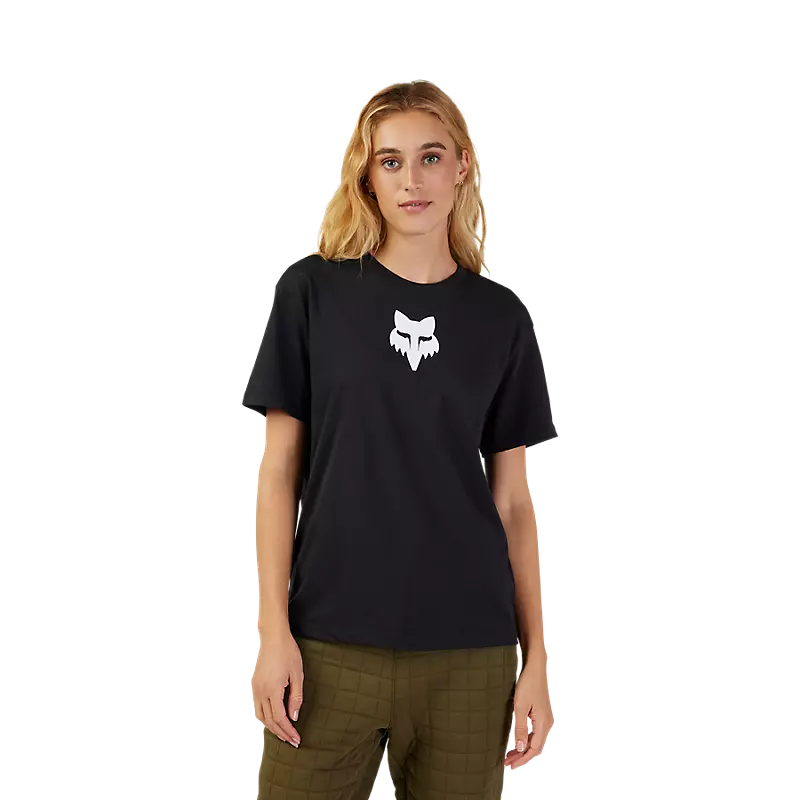 Fox Racing Women's Fox Head Short Sleeve Tee Black