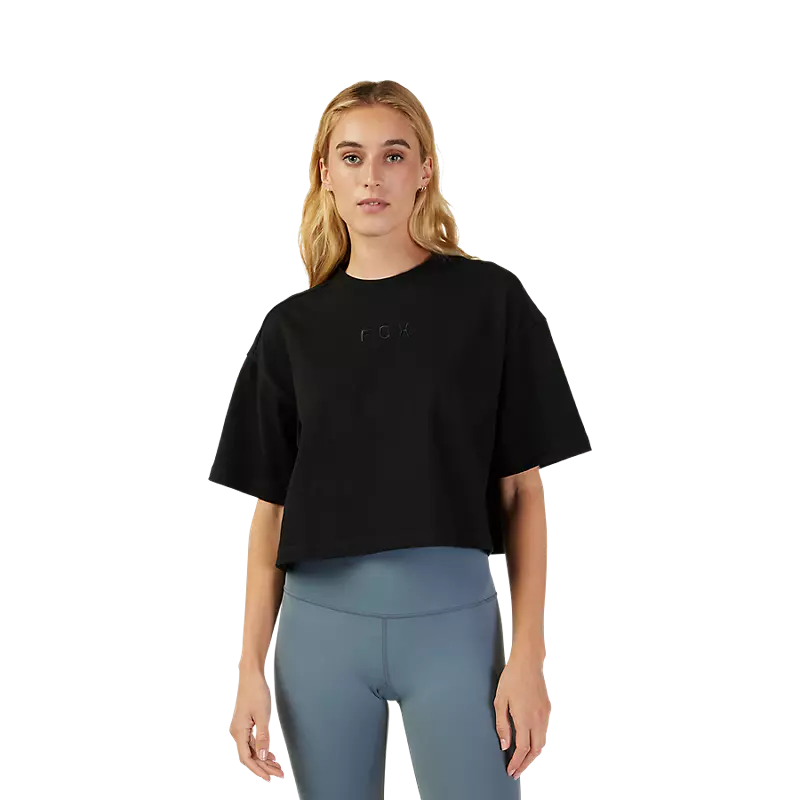 T-shirt court premium Fox Racing pour femme avec inscription