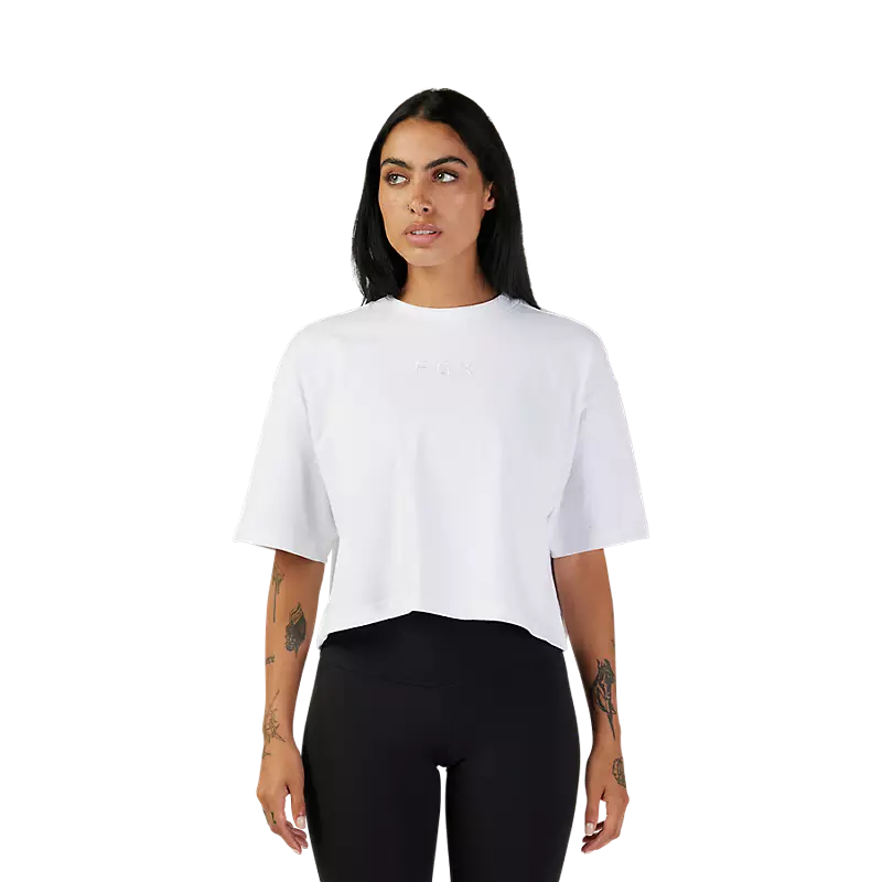 T-shirt court premium Fox Racing pour femme avec inscription