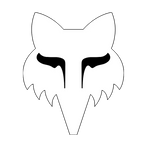Autocollant Fox Racing Fox Head 4"