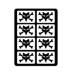 Pack d'autocollants Fox Racing Victory Logo