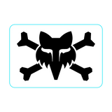 Fox Racing Victory Logo 3" White