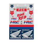 Pack d'autocollants de piste Fox Racing Honda