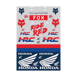 Fox Racing Honda Track-Aufkleberpaket