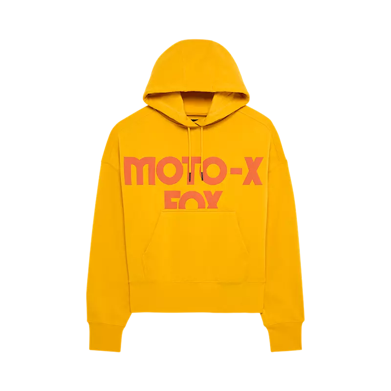Fox Racing Women's Moto-X Oversized Fleece Pullover  Mustard