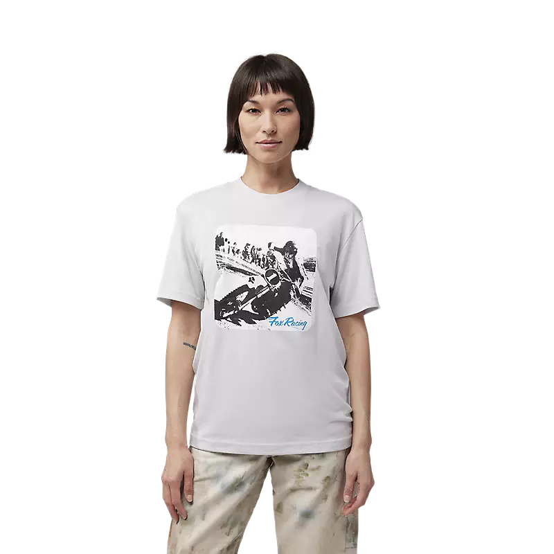 Fox Racing Damen T-Shirt mit Foto-Schriftzug