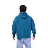 Fox Racing Wordmark Oversized Fleece Pullover  Twilight