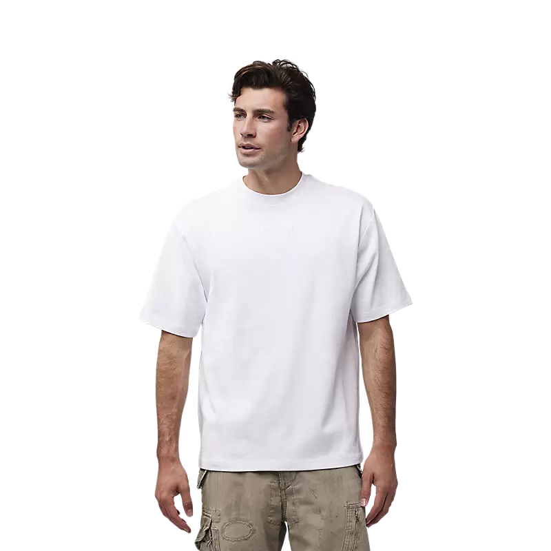 Fox Racing Wordmark Oversized Short Sleeve Tee Optic White