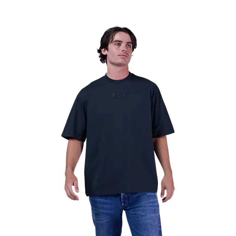 Fox Racing Wordmark Oversized Short Sleeve Tee Midnight