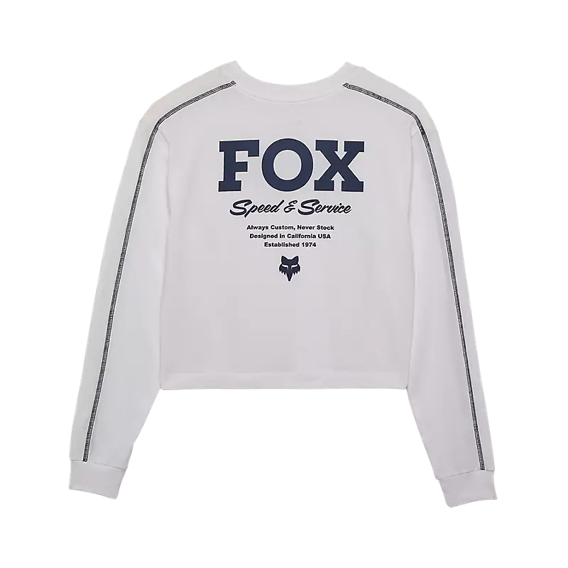 Fox Racing Speed ​​&amp; Service Damen Langarm Crop Tee