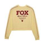 Fox Racing Speed ​​&amp; Service Damen Langarm Crop Tee