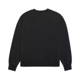 Fox Racing Wordmark Oversized Fleece Crew Black
