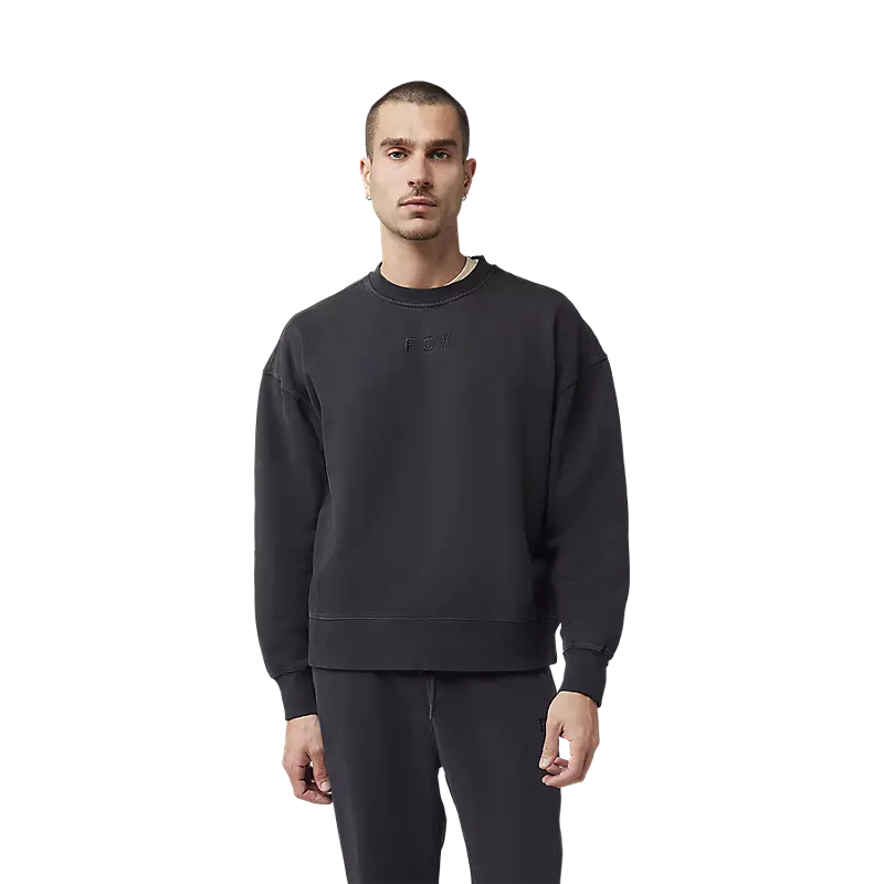 Pull ras du cou surdimensionné avec logo Fox Racing