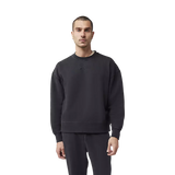 Fox Racing Wordmark Oversized Fleece Crew Black