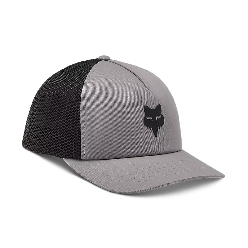 Fox Racing Fox Head Trucker Hat Steel Grey