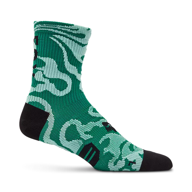 Fox Racing 6 Inch Ranger Sock Frequency Pine
