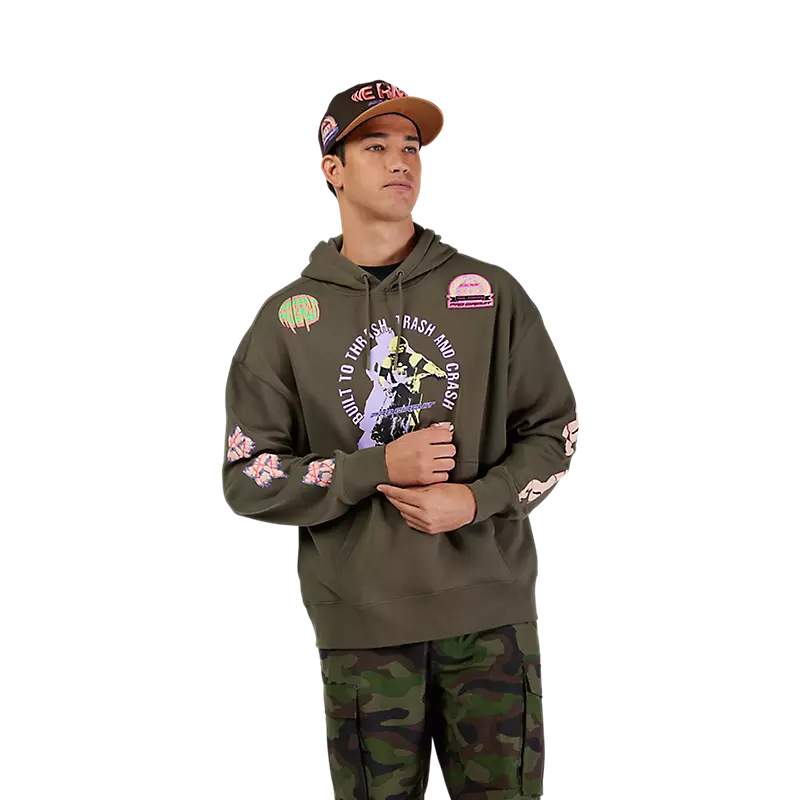 Fox Racing Pro Circuit Oversized Fleece Pullover  Military