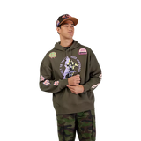 Fox Racing Pro Circuit Oversized Fleece Pullover  Military
