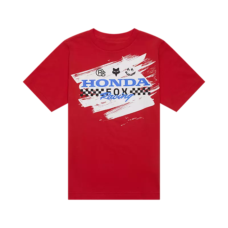 Fox Racing Youth X Honda Short Sleeve Tee Red