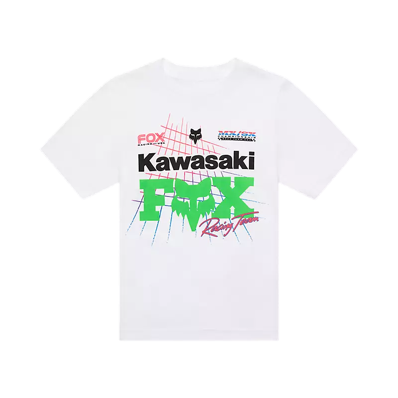 Fox Racing Youth X Kawi Short Sleeve Tee Optic White