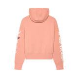 Fox Racing Women's X Honda Oversized Pullover Fleece Pale Pink