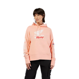 Fox Racing Women's X Honda Oversized Pullover Fleece Pale Pink