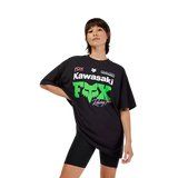 Fox Racing Women's X Kawi Oversized Short Sleeve Tee Black