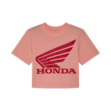 Fox Racing Women's X Honda Baby Tee Pale Pink