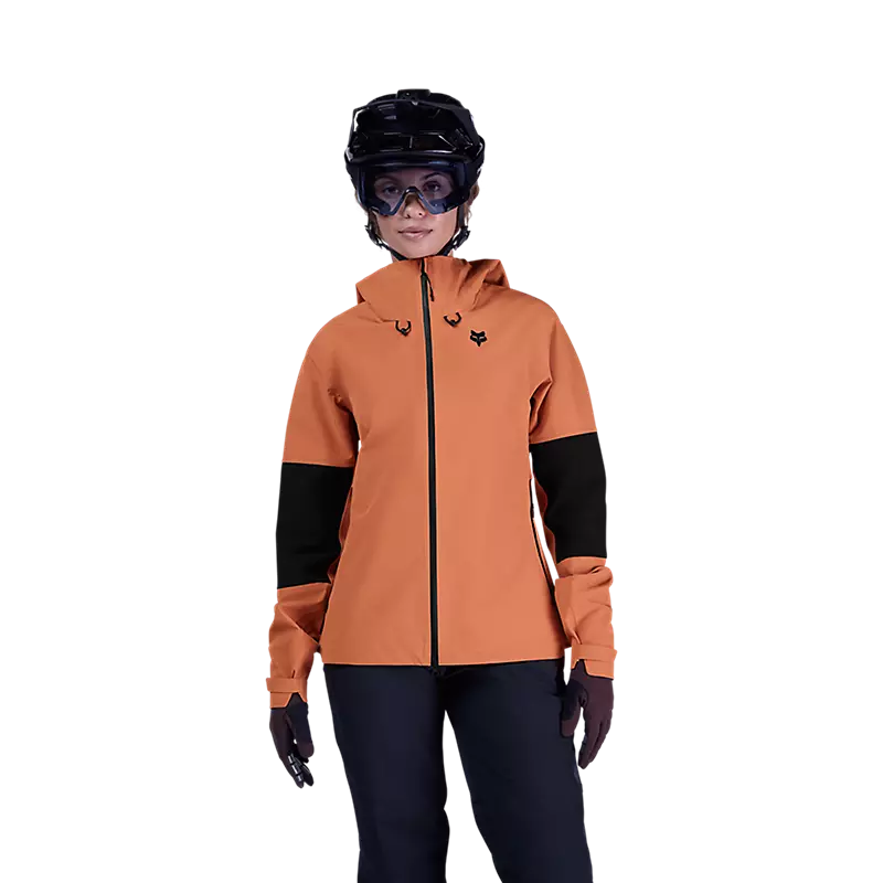 Fox Racing Womens Defend 3L 3-Layer Water Jacket Coral