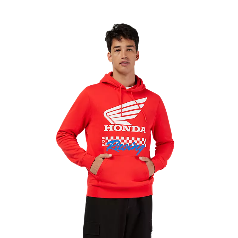 Fox Racing Honda Fleece Pullover  Red