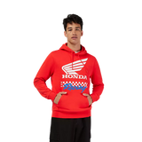 Fox Racing Honda Fleece Pullover  Red