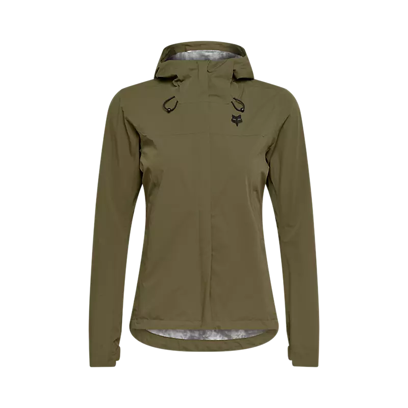 Fox Racing Womens Ranger Water Jacket Olive Green