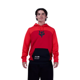 Fox Racing Fracture Paneled Pullover Hoodie Red