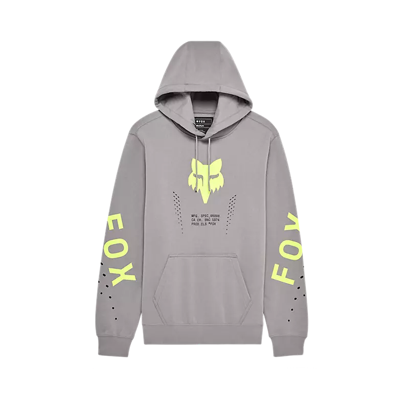 Fox Racing Shield Pullover Hoodie Steel Grey