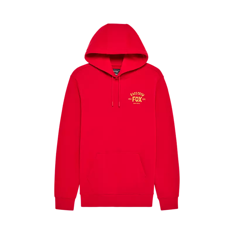 Fox Racing Slogan Pullover Hoodie Flame Red