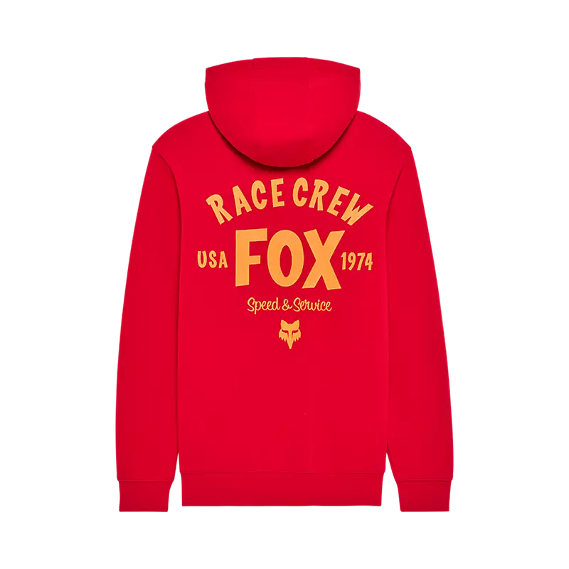 Fox Racing Slogan Pullover Hoodie Flame Red