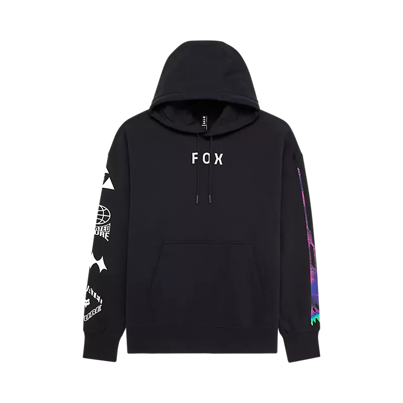 Fox Racing Image Cosmo Oversized Pullover Hoodie Black