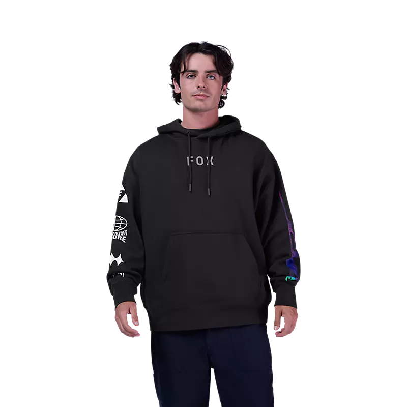 Fox Racing Image Cosmo Oversized Pullover Hoodie Black