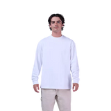 Fox Racing Wordmark Oversized Long Sleeve Tee Optic White