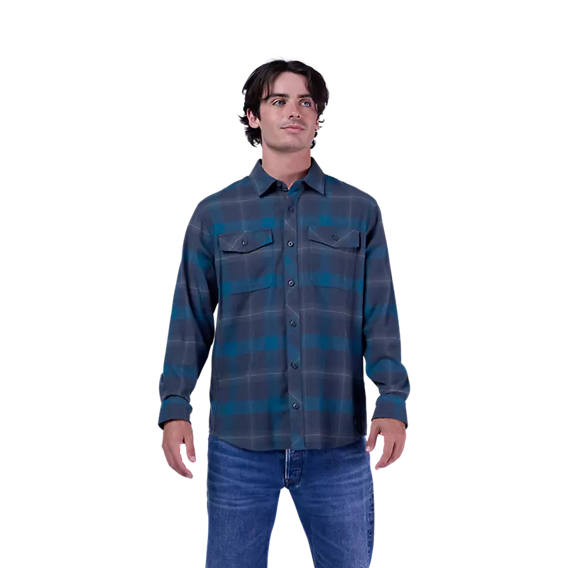 Fox Racing Survivalist Core Flannel Long Sleeve Shirt Midnight