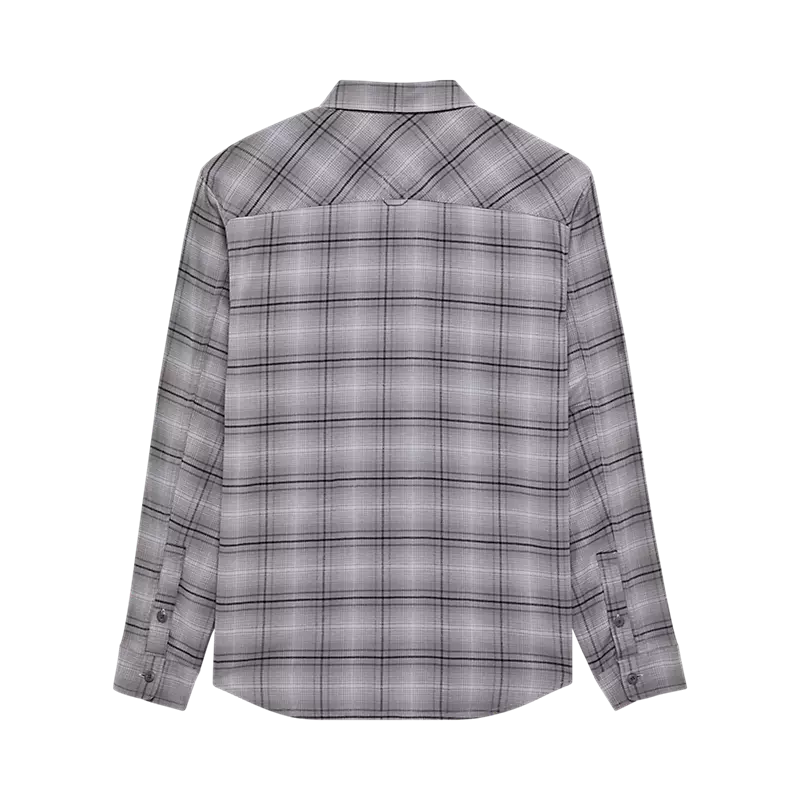 Fox Racing Survivalist Stretch Flannel Long Sleeve Shirt Light Grey