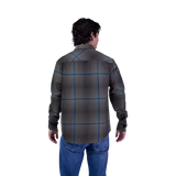 Fox Racing Survivalist Fire Long Sleeve Flannel Shirt Dark Shadow