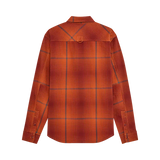 Fox Racing Survivalist Fire Long Sleeve Flannel Shirt Cognac