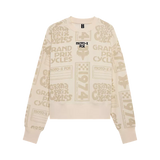 Fox Racing Women's Circa 74 Oversized Crew Off White