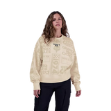 Fox Racing Women's Circa 74 Oversized Crew Off White