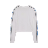 Fox Racing Women's Image Phantom Long Sleeve Crop Tee White