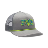 Fox Racing Women's Image Phantom Rope Trucker Hat Light Grey